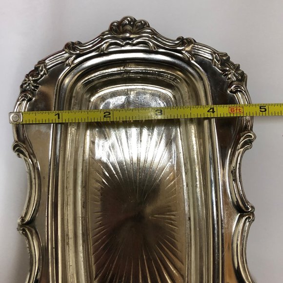 Vintage Leonard Silver Plated Butter Dish - Picture 8 of 11